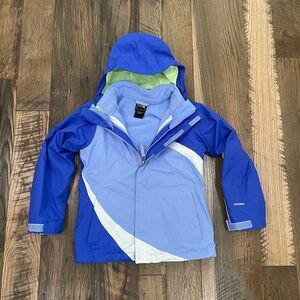 The North Face 2pc Hyvent jacket coat girl 6